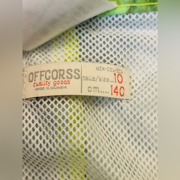 NEW OFFCORSS Boys Swim Trunks Size 10 Green Jellyfish and Seahorses NWT - Picture 6 of 14